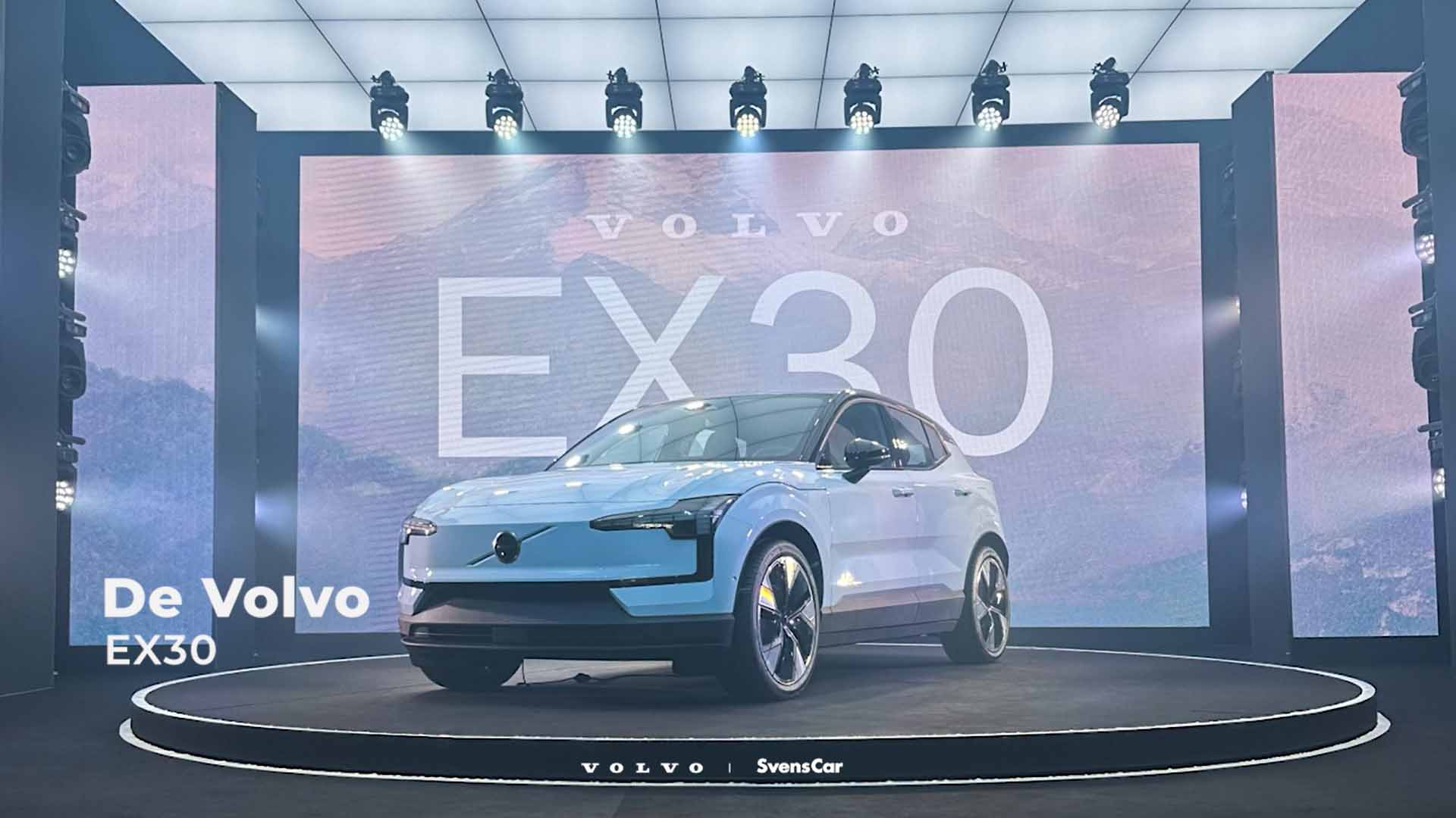 Volvo EX30 onthulling preview vianen | Svenscar