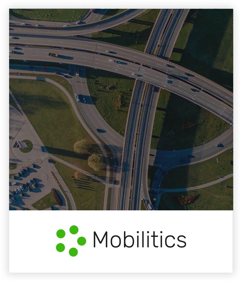 Mobilitics Logo Bovenzicht Wegen