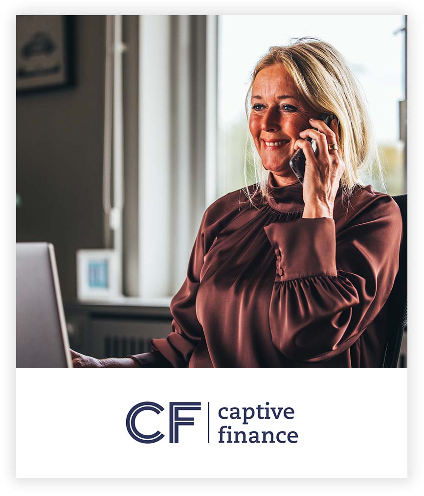 Captive Finance Logo Receptionist Service 