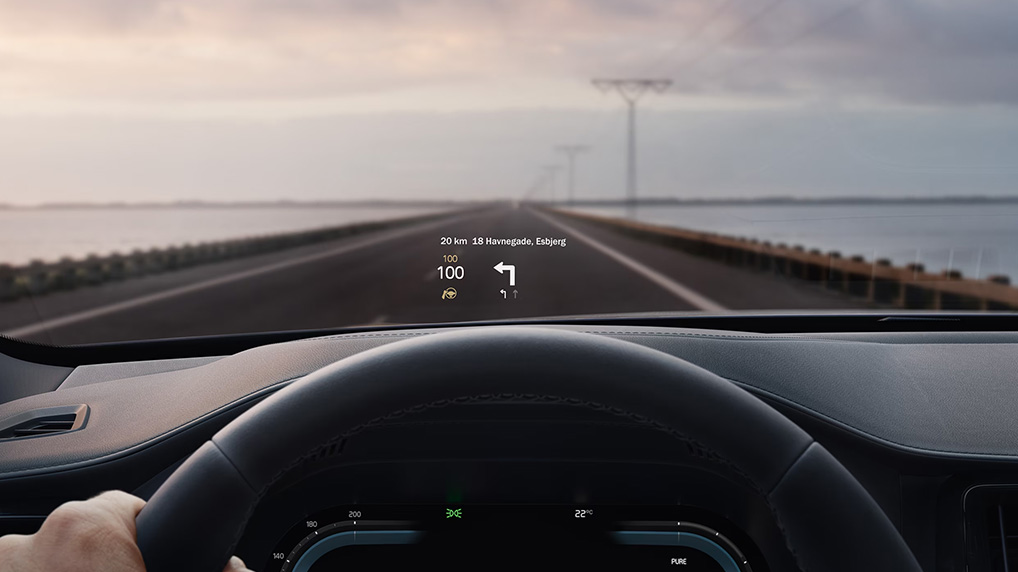 Volvo XC60 Infotainment head-up display navigatie