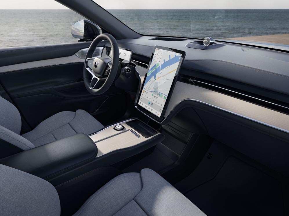 Volvo EX90 Interieur stuur navigatiesysteem