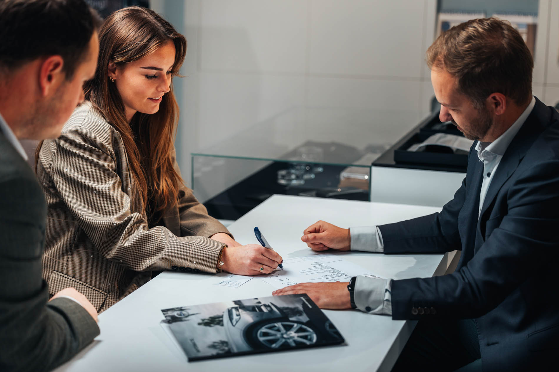 SvensCar Service Volvo Tekenen Verkoopgesprek