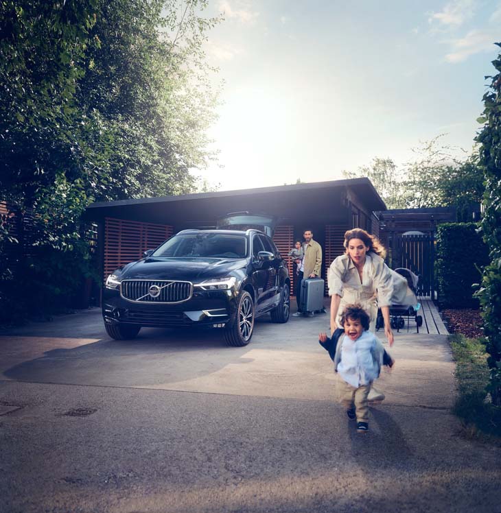 Volvo gezin kinderen reizen